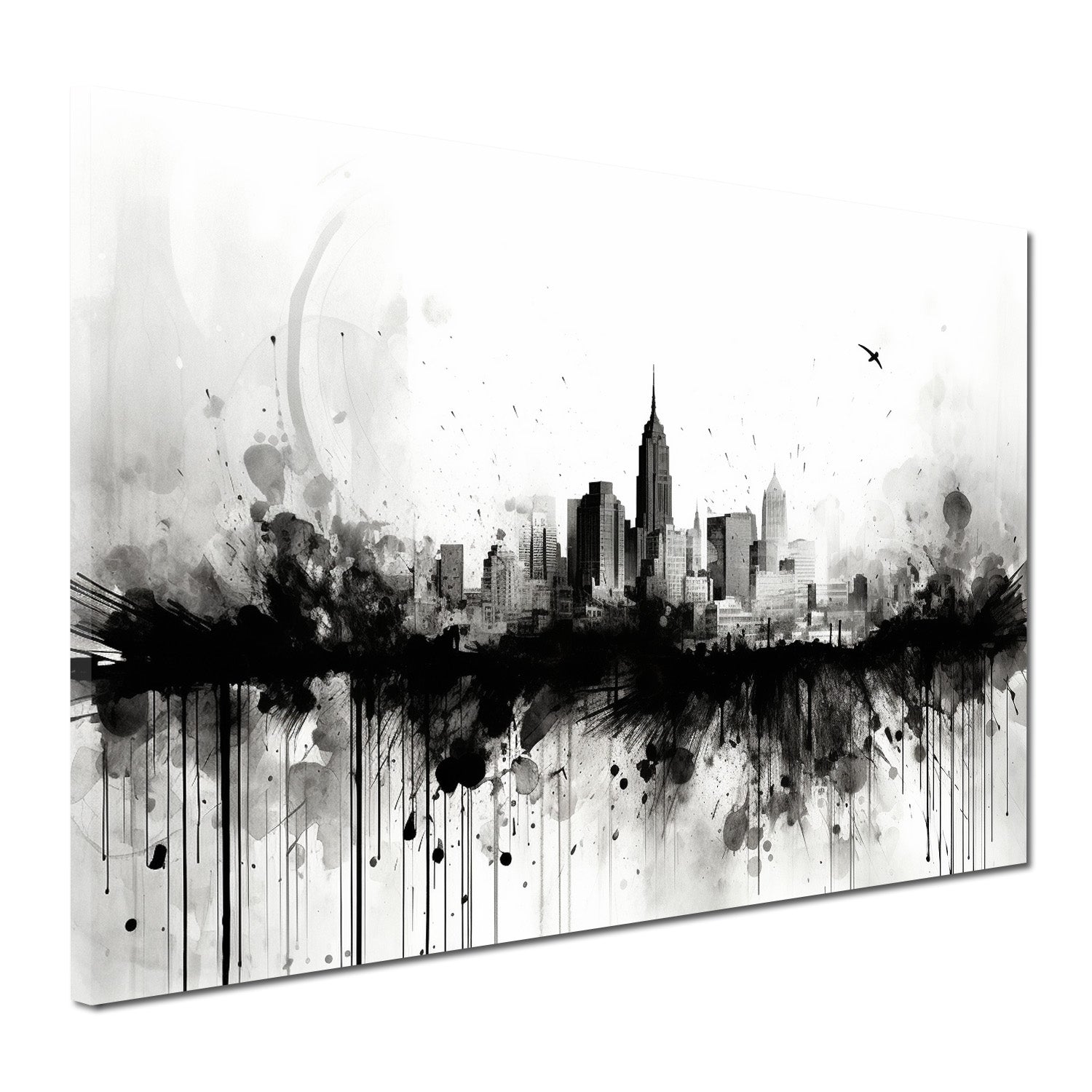 Quadro - New York - Bianco E Nero 60x40cm Erroi – acquista su Giordano Shop