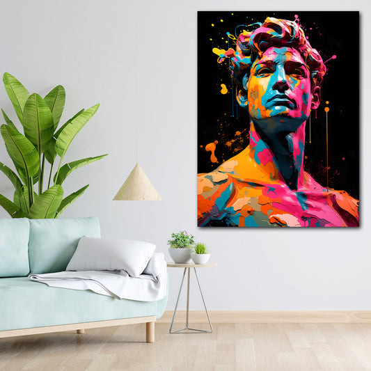 Quadro David Colour Pop Art