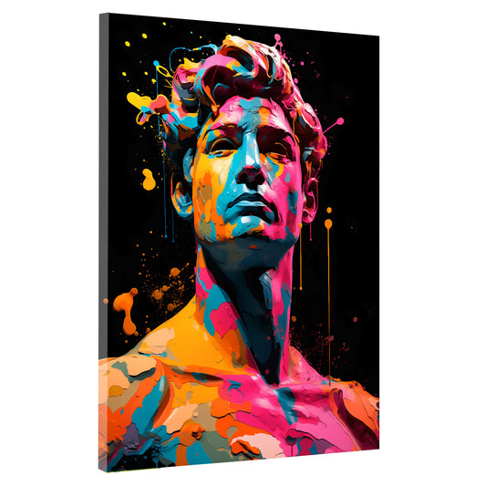 Quadro David Colour Pop Art