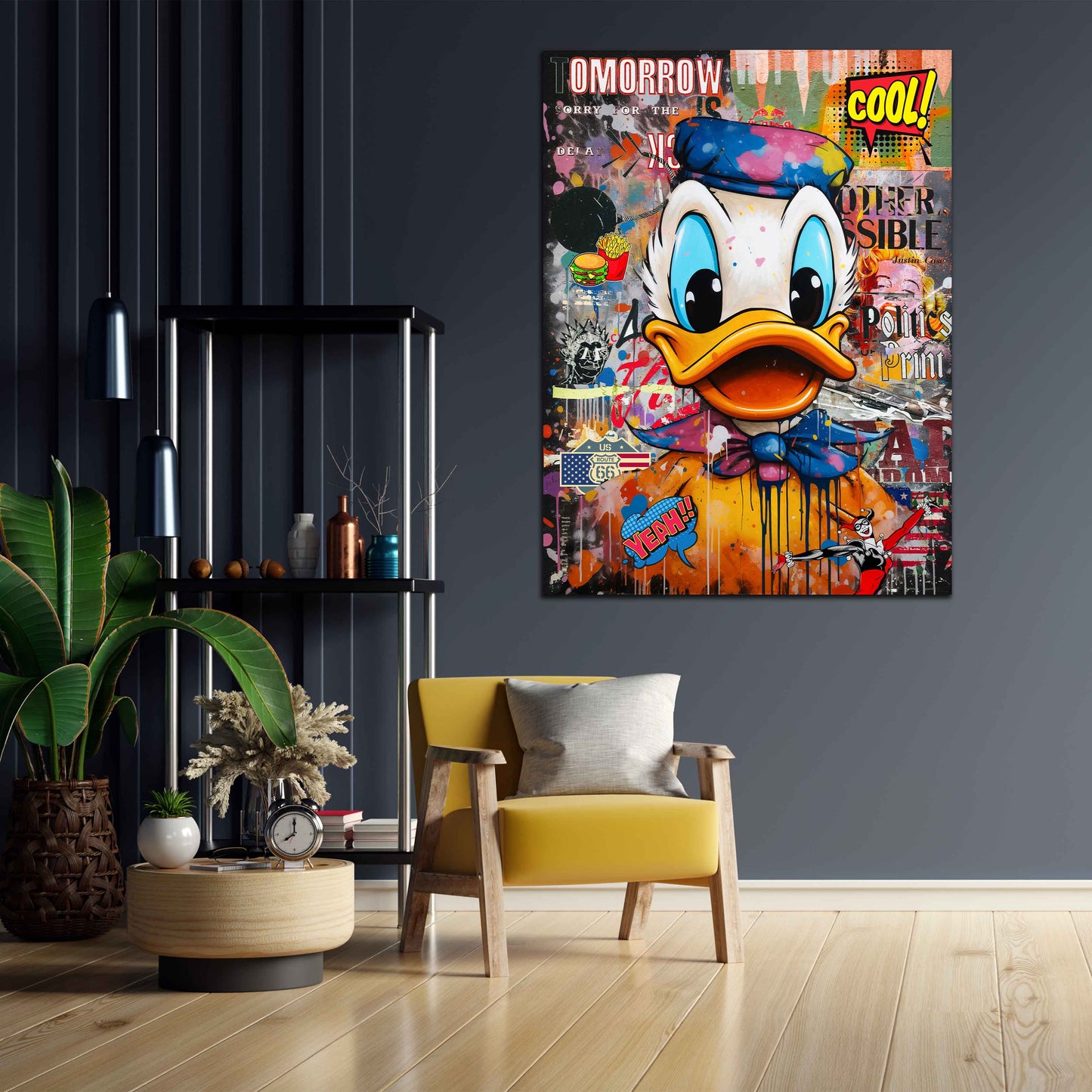 Quadro Duck Pop Art Style