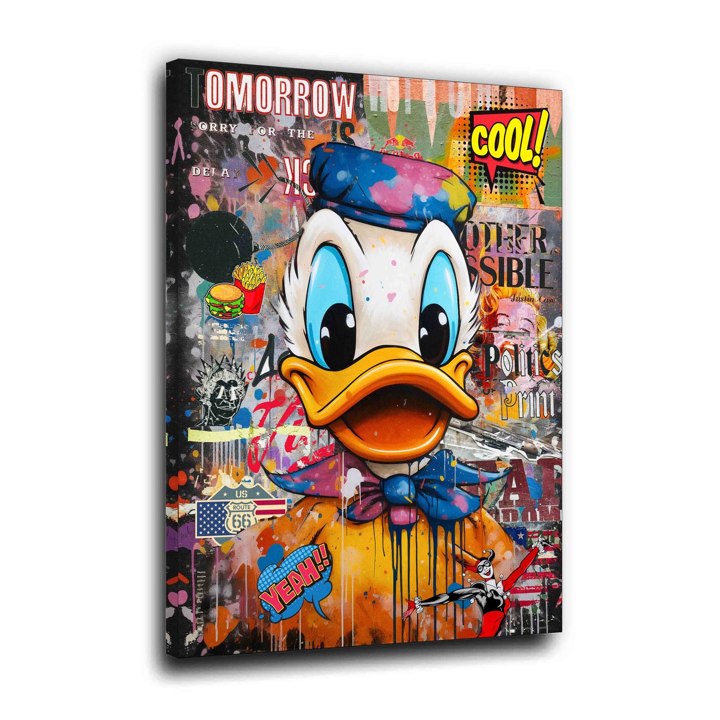 Quadro Duck Pop Art Style