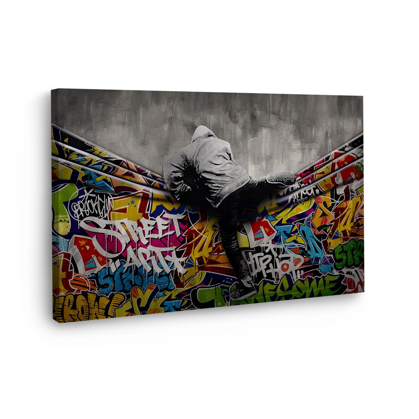 Quadro Graffiti Street Art Wall