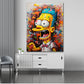 Quadro Homer Abstract Style