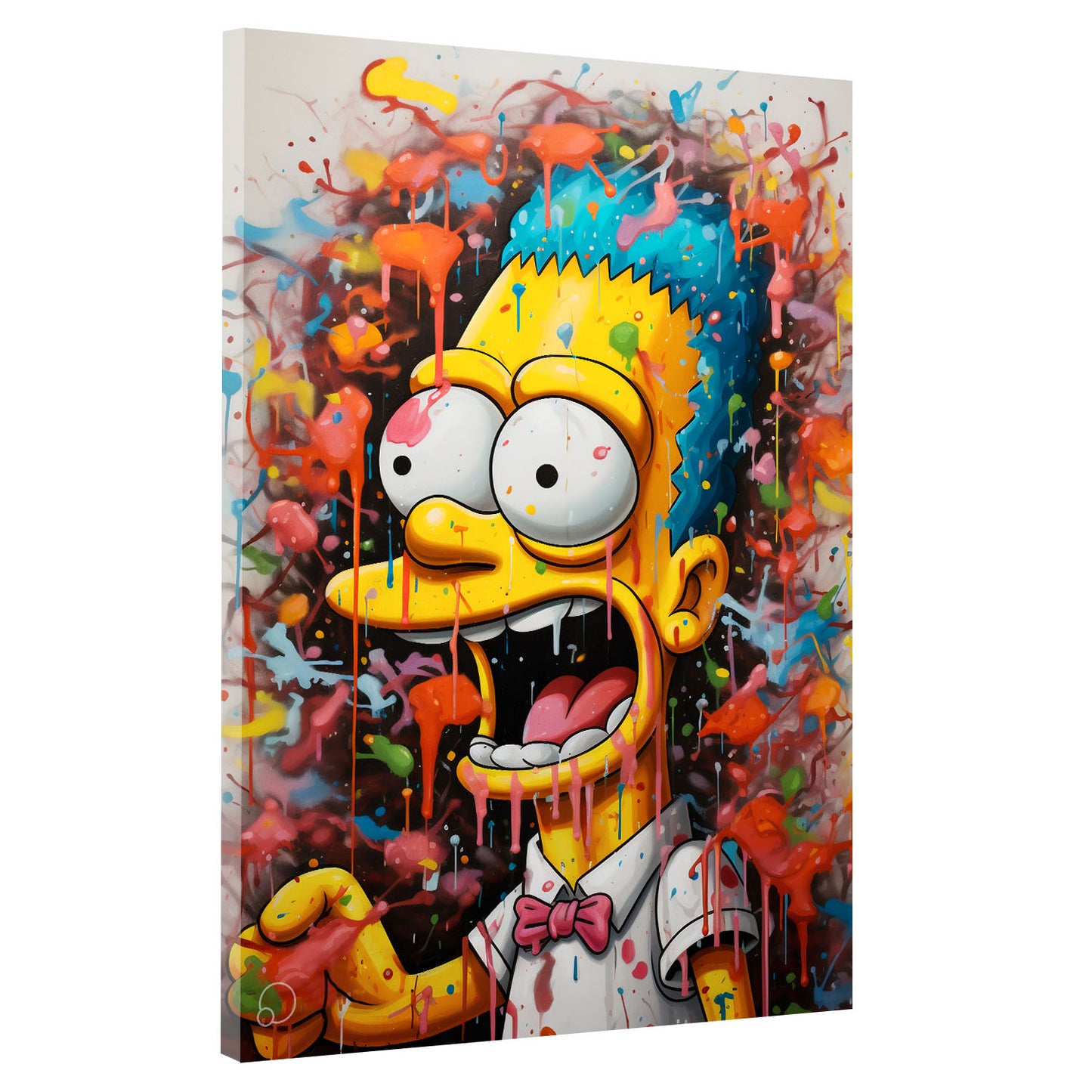 Quadro Homer Abstract Style