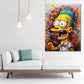 Quadro Homer Abstract Style