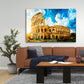 Quadro Italia Roma con il Colosseo e cielo luminoso