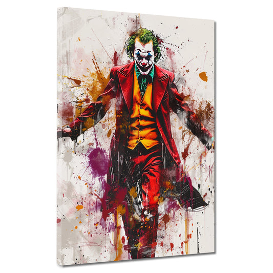 Quadro Joker in stile Pop Art drammatico