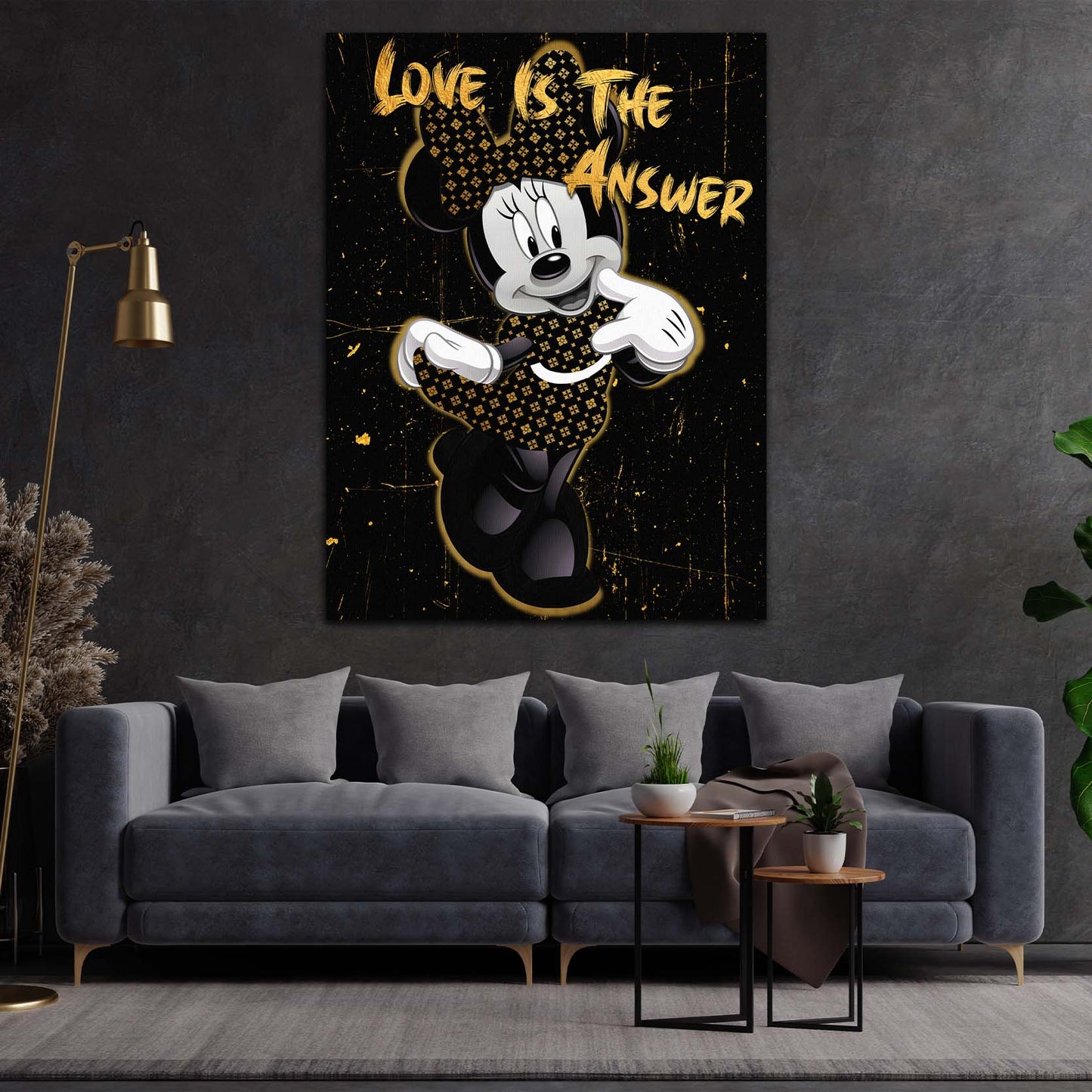 Quadro Minnie, Topolina Lifestyle Pop Art Fashion