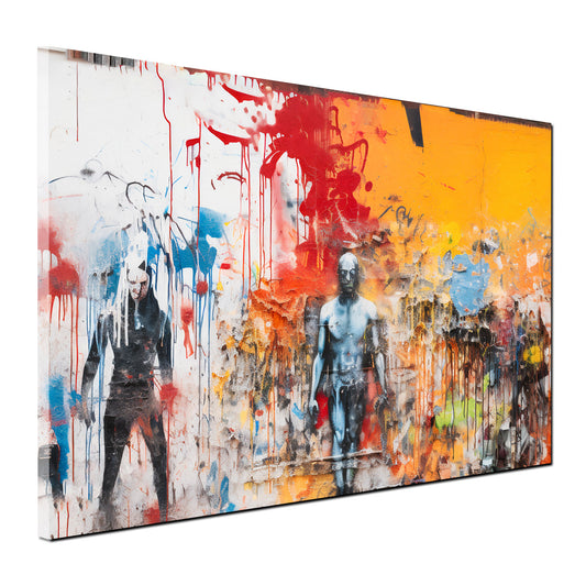 Quadro Misterius Street Art abstrakt Pop Art