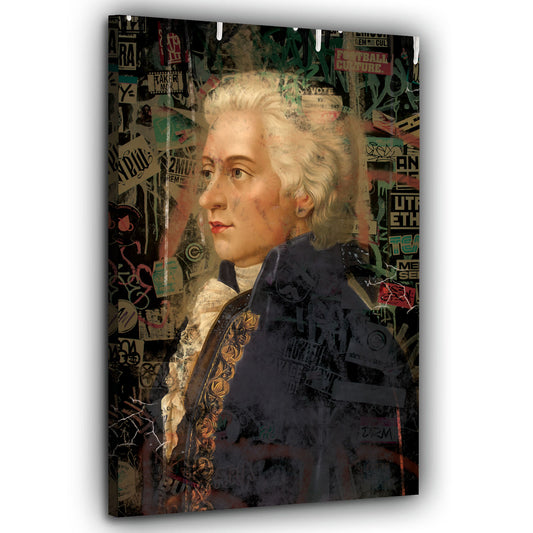 Quadro Mozart Abstract Style