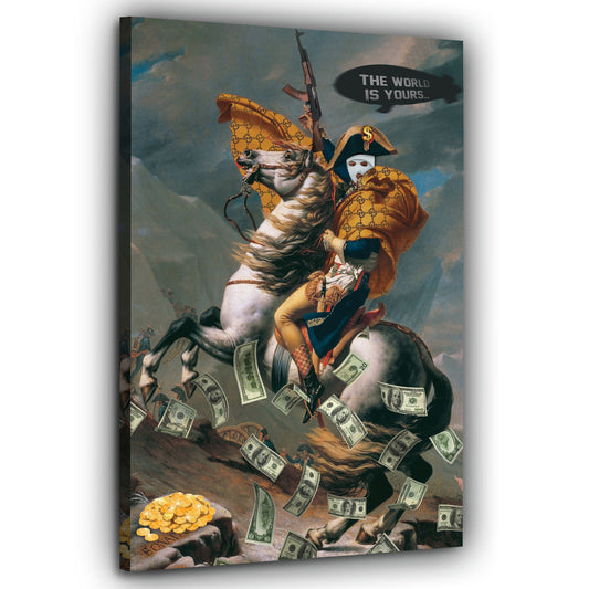 Quadro Napoleon Money Gangster Style, Motivazione