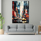 Quadro New York City arte astratta USA