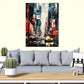 Quadro New York City arte astratta USA