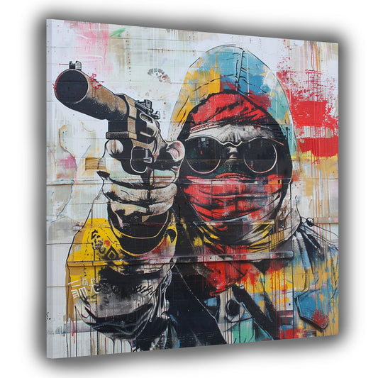 Quadro Pop Art One Shot Gangster Colour Style