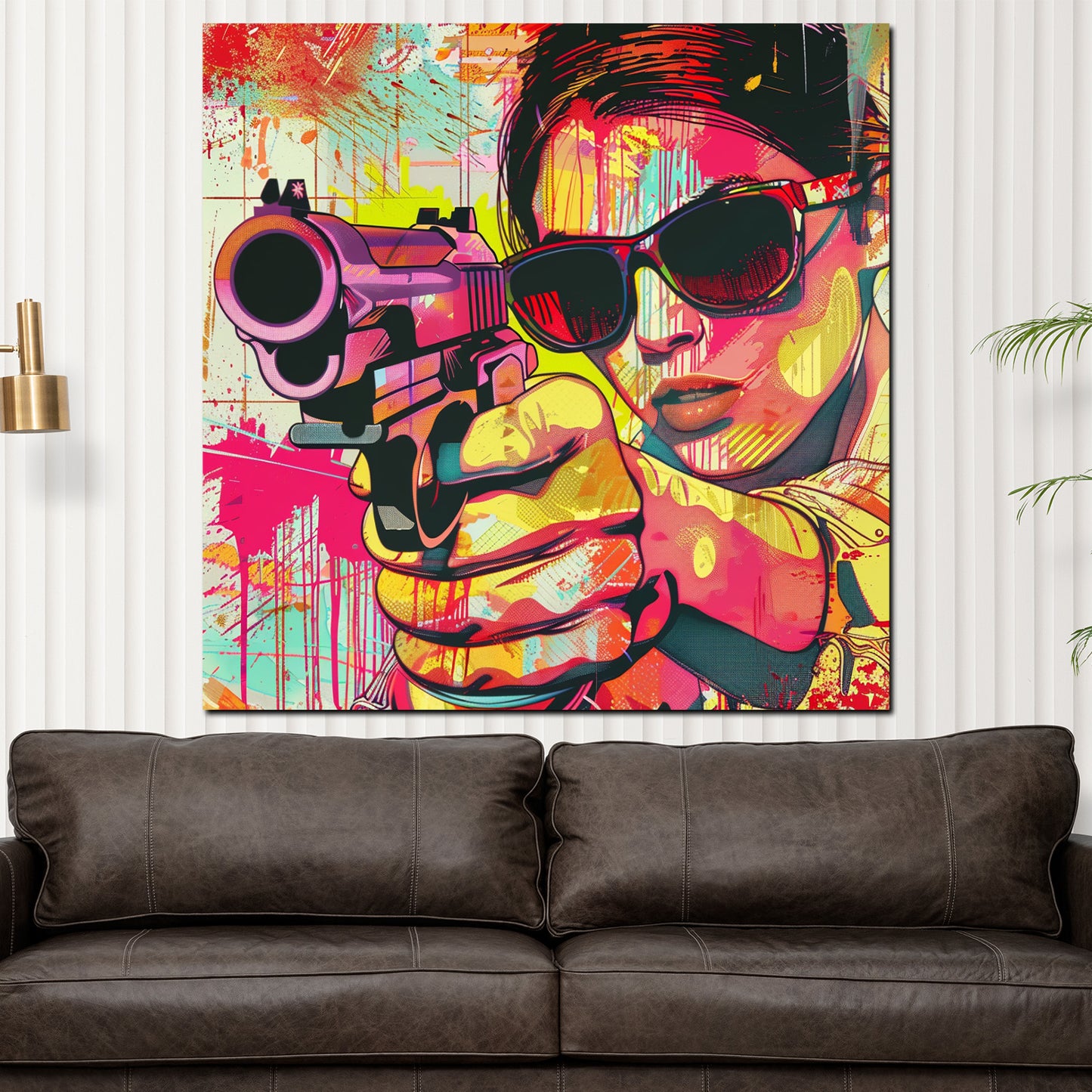 Quadro Pop Art One Shot Retro Girl