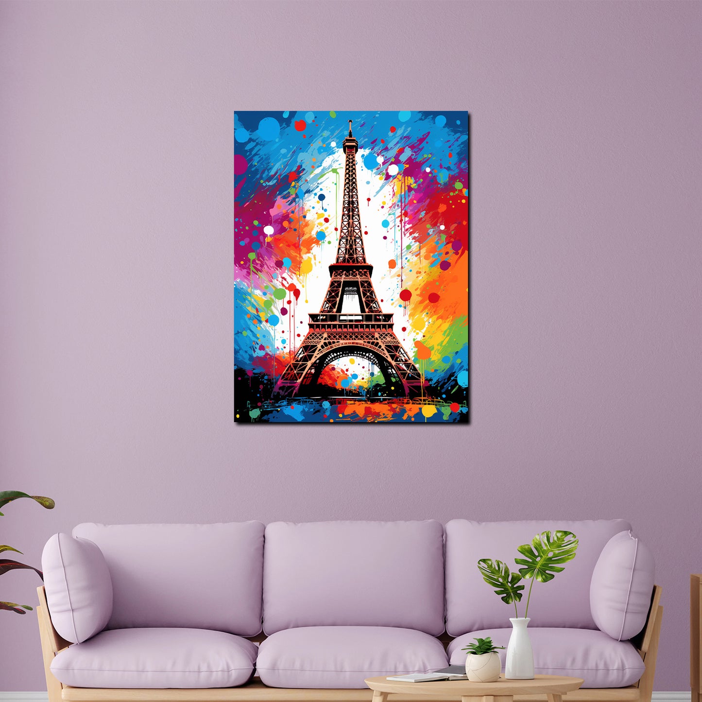 Quadro Pop Art Torre Eiffel Parigi