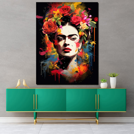 Quadro Pop Art bellssima Frida Style
