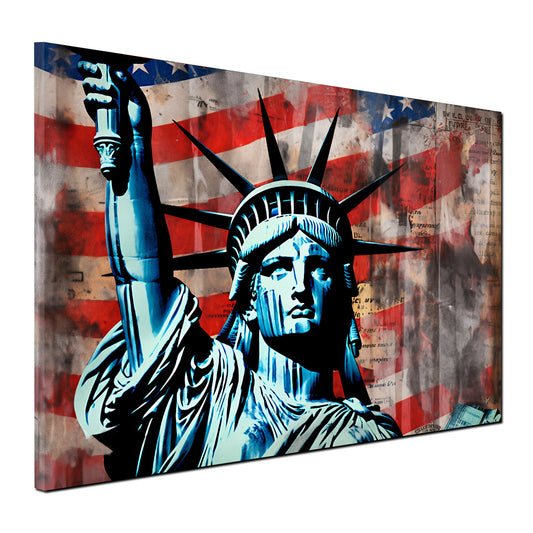 Quadro Statua della Libertà Pop Art USA