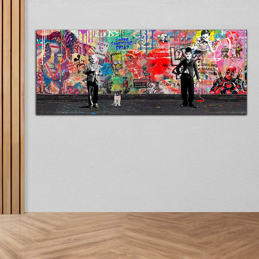 Compra Pop Art segui i tuoi sogni quadri su tela quadri da parete - formato  verticale - 150 x 100 cm all'ingrosso