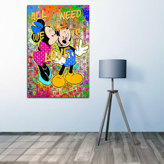 Quadro King Topolini Pop Art fumetti & comic