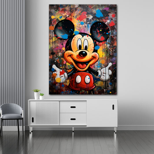 Quadro Topolino Comic Pop Art