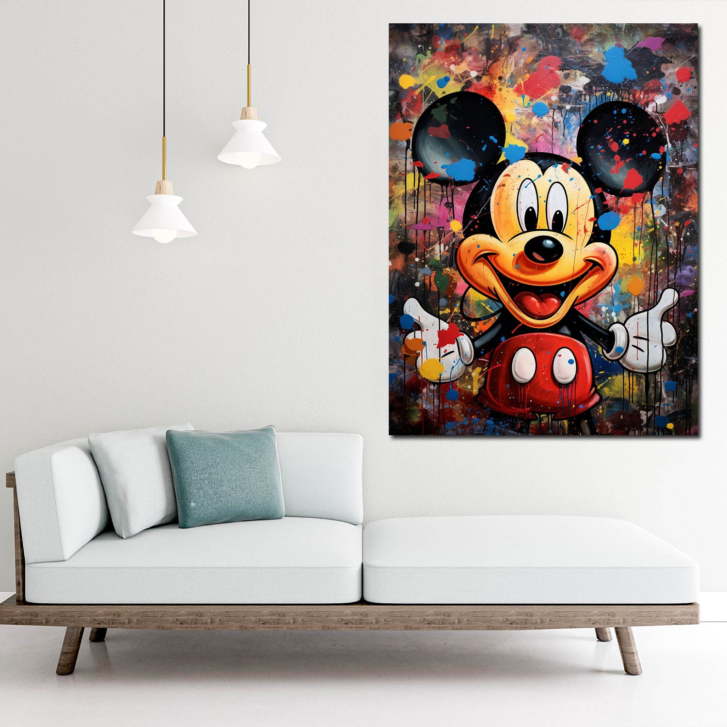 Quadro Topolino Comic Pop Art