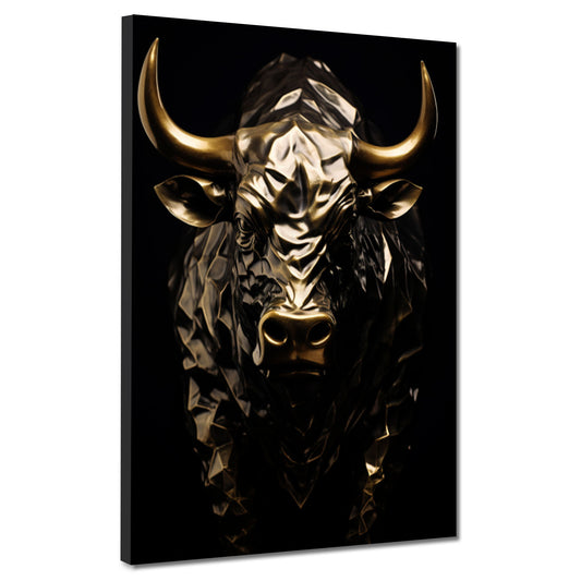 Quadro Toro Gold Style