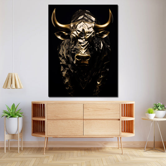 Quadro Toro Gold Style