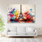 Quadro Torre Eiffel Abstract Splash Frankreich