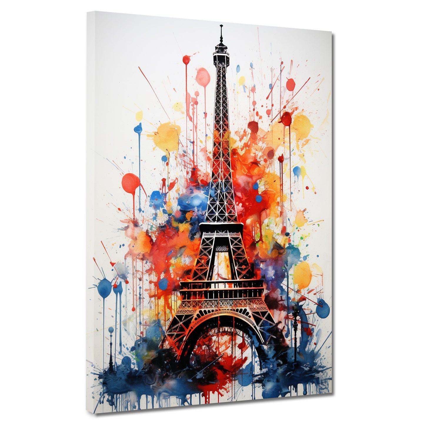 Quadro Torre Eiffel Pop Art Splash Edition