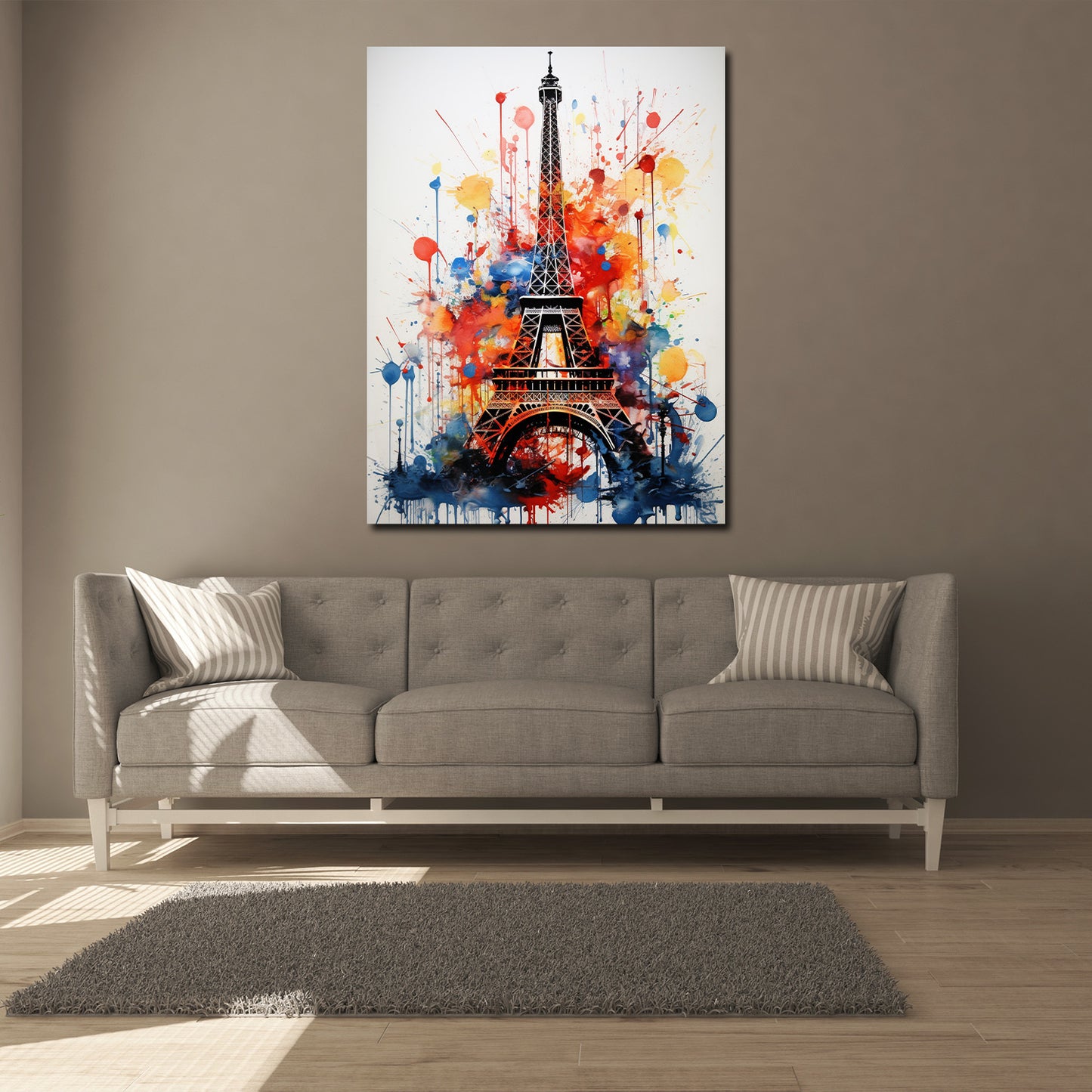 Quadro Torre Eiffel Pop Art Splash Edition