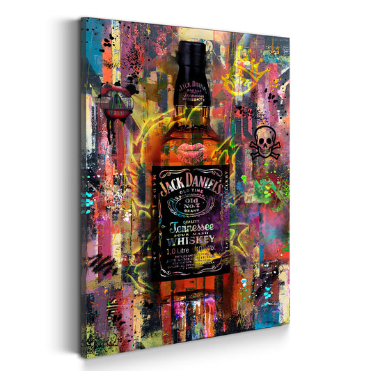 Quadro Whiskey Abstract Style, Pop Art