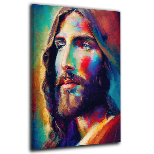 Quadro abstrakt Gesù Paint Style