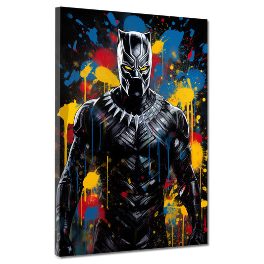 Quadro Black Man Film Panther Pop Art Style