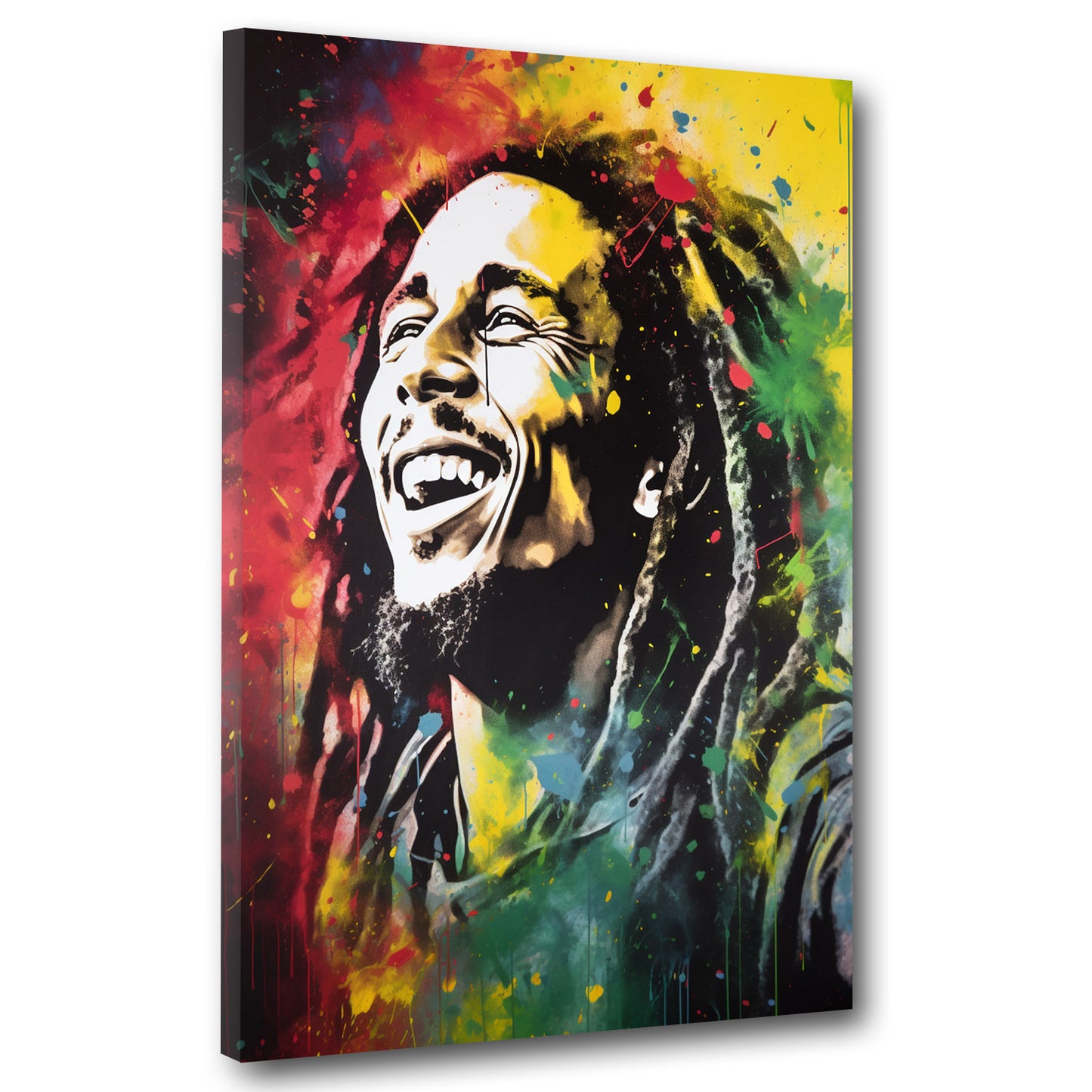 Quadro astratto Bob Reggae, Pop Art