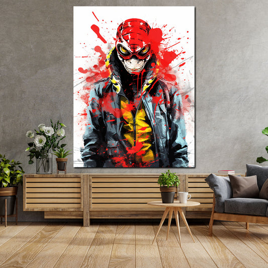 Quadro astratto Cobra Man Pop Art