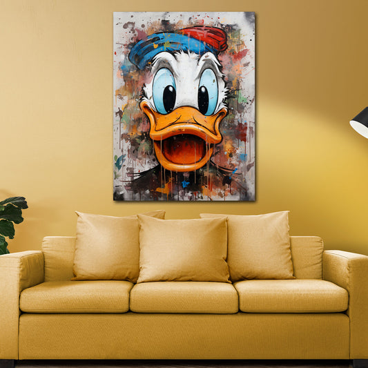 Quadro astratto Duck Style