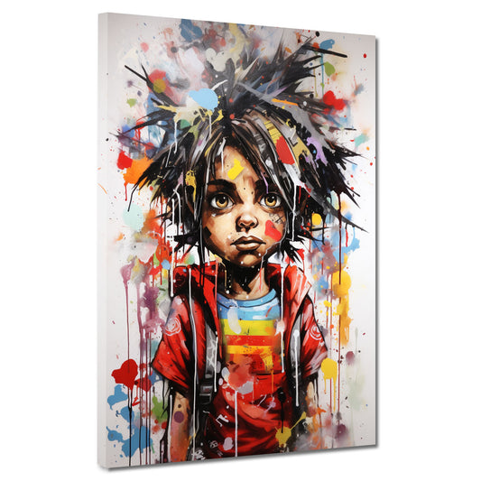 Quadro astratto Pop Art Kid Style