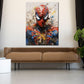 Quadro astratto Spider Colour Splatter Style