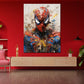 Quadro astratto Spider Colour Splatter Style