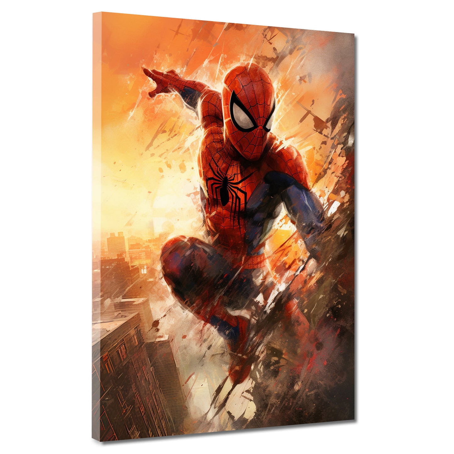 Quadro astratto Spider Man