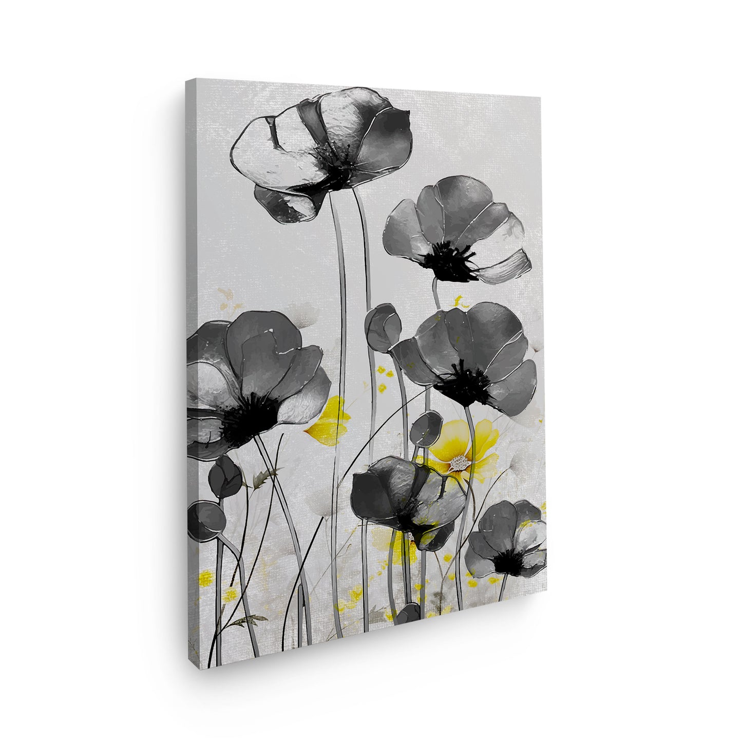 Quadro astratto con fiori