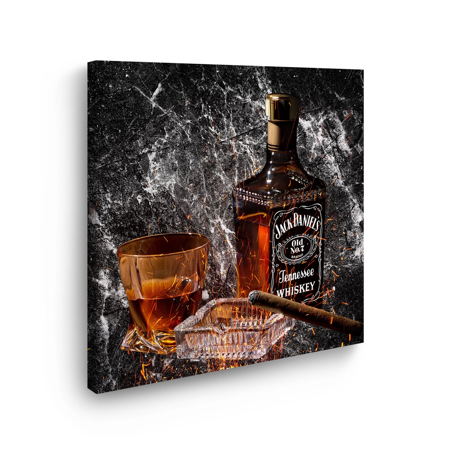 Quadro astratto whisky Jack