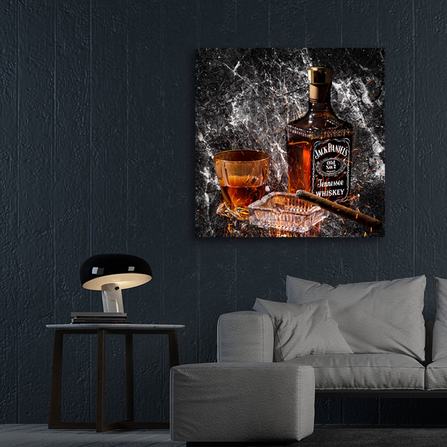 Quadro astratto whisky Jack