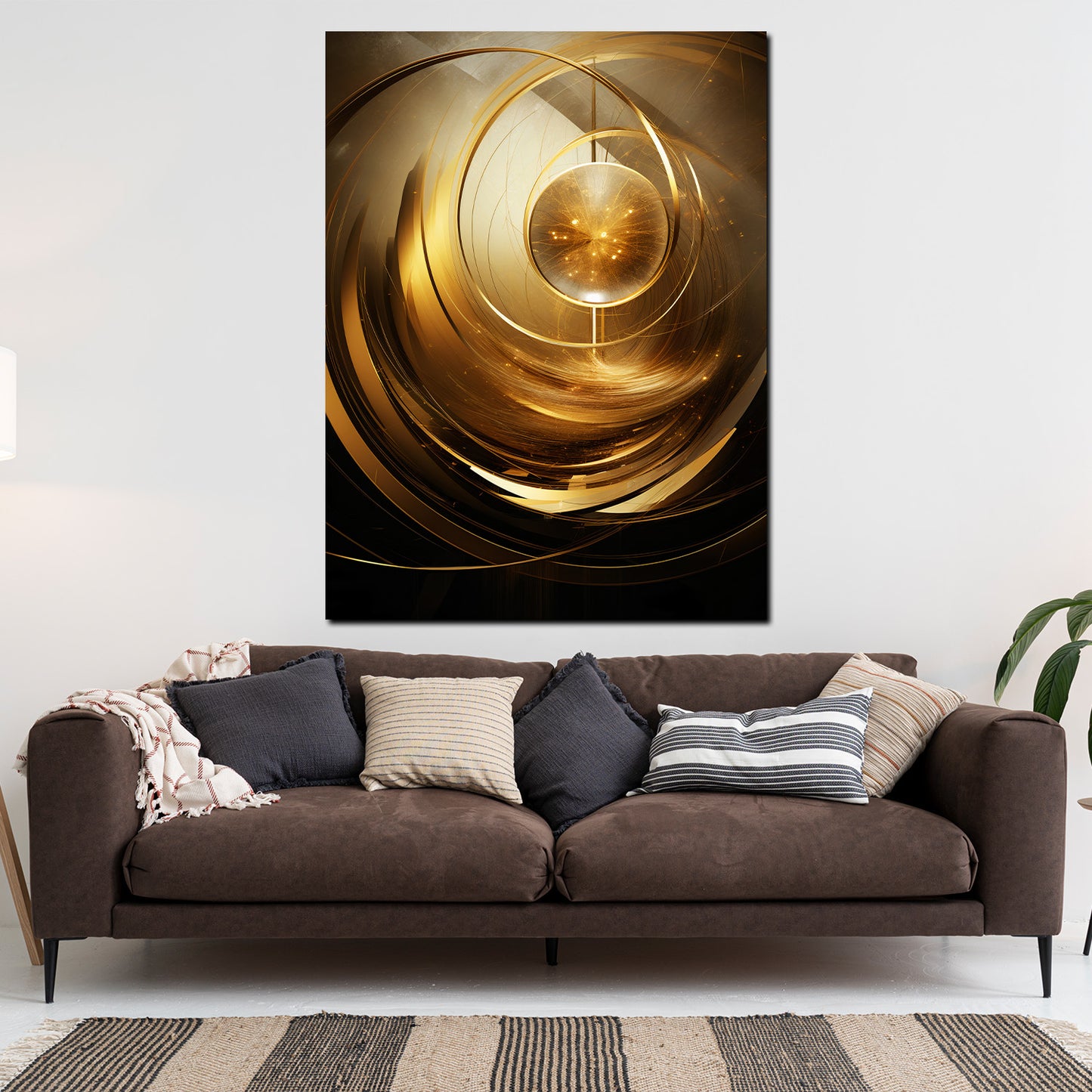 Quadro moderno Arte astratta oro