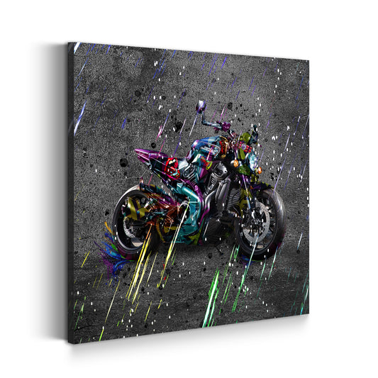 Quadro moderno Graffiti moto Street Art Style