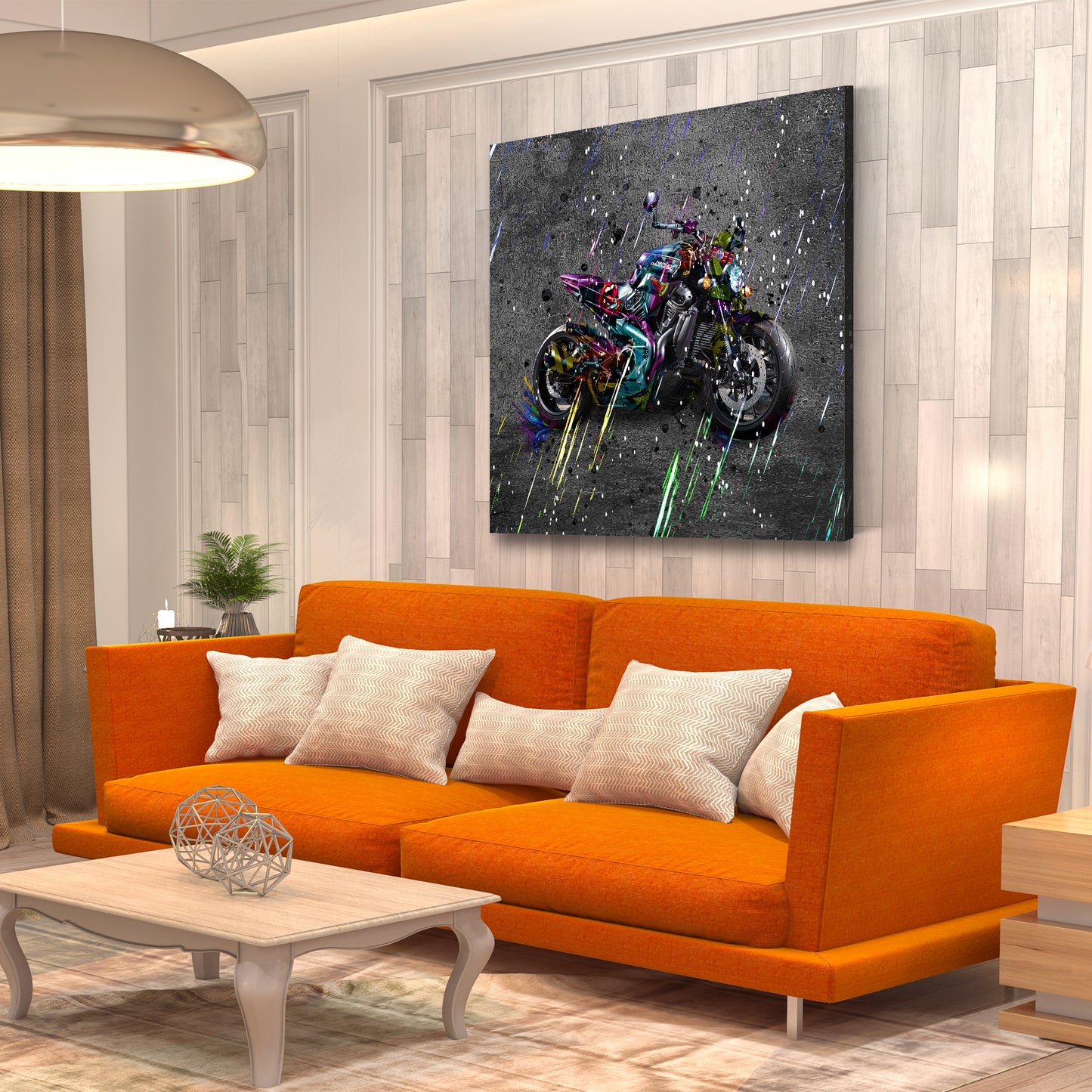 Quadro moderno Graffiti moto Street Art Style