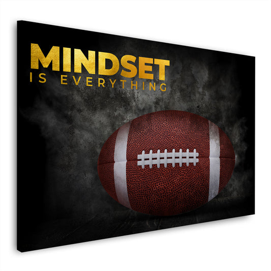 Quadro moderno Mindset is everything football