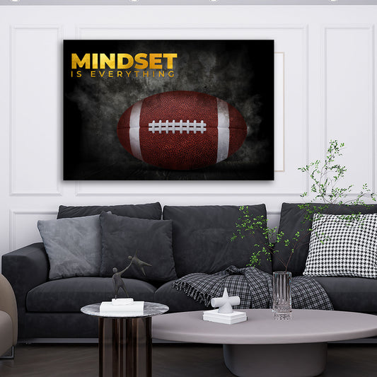 Quadro moderno Mindset is everything football