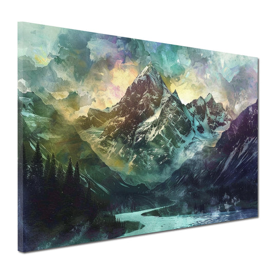 Quadro moderno Montagne astrattamente belle